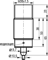 Габариты ISN EF9A-43P-20-LZ